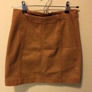 Free People Size 4 Skirt Camel